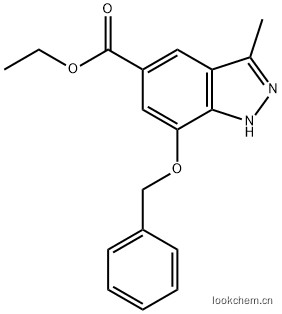 1H-吲唑-5-羧酸3-甲基-7-（苯甲氧基）-乙酯