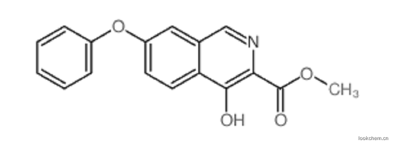 4-羟基-7-苯氧基-3-异喹啉羧酸甲酯
